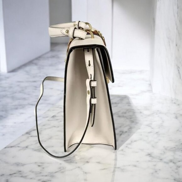 NWT Authentic  Gucci Stone Color Sylvie large Top Handle Bag - Picture 9 of 13